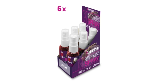 DELPHIN - Dipovací sprej ustrice STINX SPRAY Červený 30 ml
