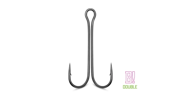 DELPHIN - Dvojháčik B! Double veľ. 4/0 8 ks
