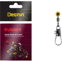 DELPHIN - Feederový bežec s karabínkou Runner veľ. S 10 ks