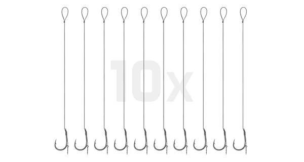 DELPHIN - Feederový náväzec Braided Sting Turner veľ. 6 12 cm 0,2 mm 10 ks