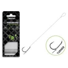 DELPHIN - Feederový náväzec Fluoro Sting Turner veľ. 8 8 cm 0,22 mm 10 ks