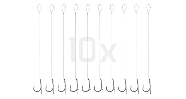 DELPHIN - Feederový náväzec Fluoro Sting Turner veľ. 8 8 cm 0,22 mm 10 ks