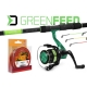 DELPHIN - Feederový set Prút Wasabi 3 m 100 g + Navijak ELIXIR 3T + Vlasec
