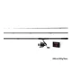 DELPHIN - Feedrový Set Prút Yakuza 3,3 m 100 g 3 diely + Navijak 4T