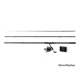DELPHIN - Feedrový Set Prút Yakuza 3,6 m 100 g 3 diely + Navijak 4T