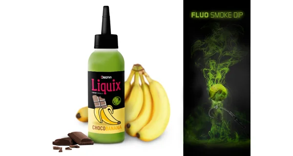 DELPHIN - Fluo Dip D SNAX LiquiX 100 ml Čokoláda Banán