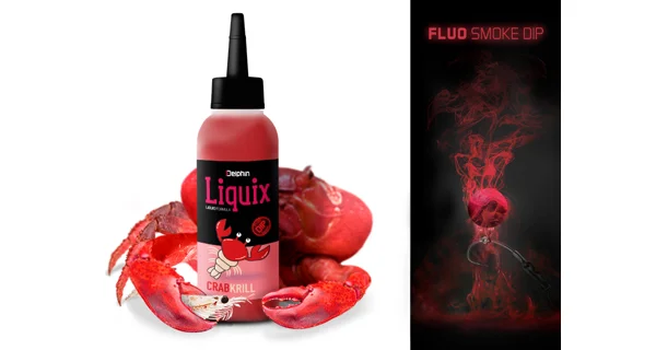 DELPHIN - Fluo Dip D SNAX LiquiX 100 ml Krab Krill
