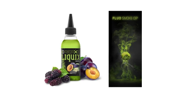 DELPHIN - Fluo Dip D SNAX LiquiX 100 ml Slivka Moruša