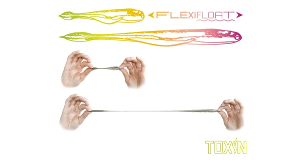 DELPHIN - Gumová nástraha TOXIN UVs 8 cm 2 g 8 ks Impulz