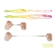 DELPHIN - Gumová nástraha TOXIN UVs 8 cm 2 g 8 ks Reactor