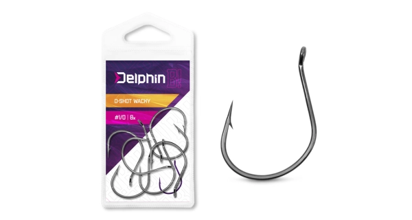 DELPHIN - Háčik B! D-shot Wacky veľ. 1 8 ks