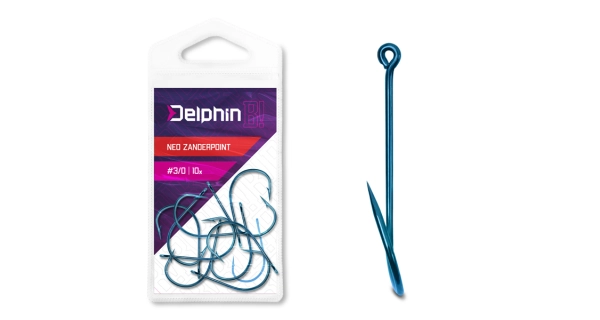 DELPHIN - Háčik B! NEO ZanderPoint BLU veľ. 1/0 10 ks