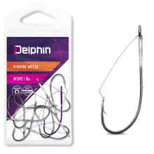 DELPHIN - Háčik na čeburašku B! X-BARB Weedl veľ. 2/0 8 ks