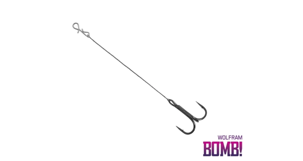 DELPHIN - Hotový náväzec Bomb! Twisto Rigs Volfrám 3 ks veľ. 4 8 cm