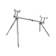 DELPHIN - Hrazda pre 2 prúty RPX/TPX Silver 26 cm