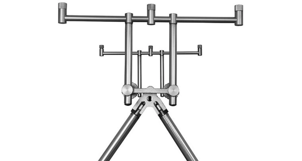 DELPHIN - Hrazda pre 4 prúty RPX4 Silver 2 ks