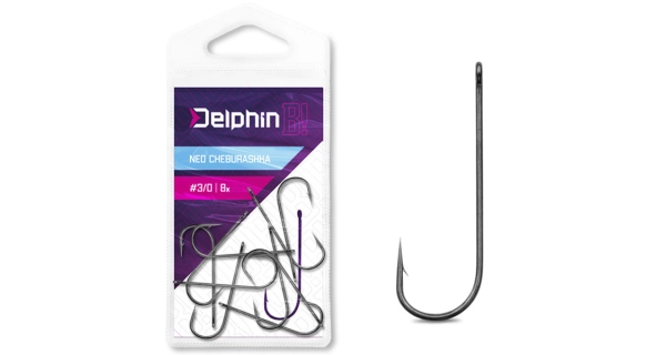DELPHIN - Jednoháčik B! NEO Cheburashka veľ. 3/0 8 ks