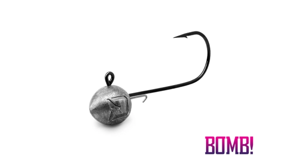 DELPHIN - Jigová hlava s držiakom Bomb! 5 ks 15 g veľ. 1/0