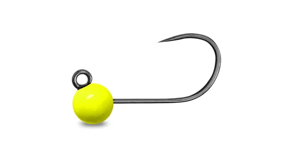 DELPHIN - Jigová hlavička T-AREA BL Volfrámový jig fluo žltý 5 ks veľ. 4 2,2 g 6,4 mm