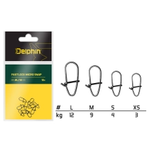 DELPHIN - Karabínky Fastlock Micro Snap 10 ks veľ. XS 3 kg
