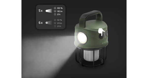 DELPHIN - Kempingová lampa Multix 4400 mAh