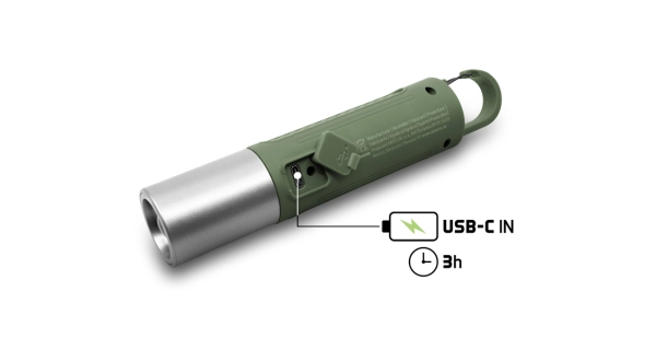 DELPHIN - Kempingové svietidlo Torix 2200 mAh