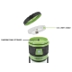 DELPHIN - Kempová lampa Aura + UC 8,5 W 5400 mAh