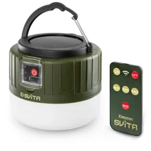DELPHIN - Kempová lampa s ovládačom SVITA
