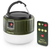 DELPHIN - Kempová lampa s ovládačom SVITA