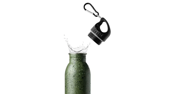DELPHIN - Kovová fľaša na vodu Ixtera WaTANK 700 ml