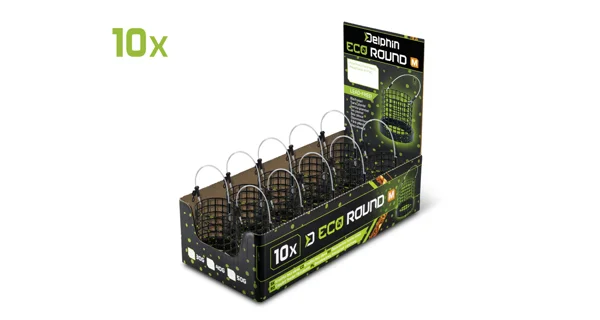 DELPHIN - Krmítko bez olova Eco Round L 80 g