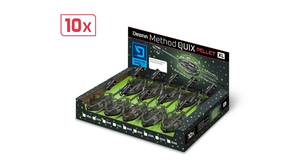 DELPHIN - Krmítko Method QUIX Pellet XL 100 g