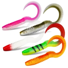 DELPHIN - Mix nástrah TwistaX Eeltail UV Perchy Candy Booty Redface Firedot 15 cm 5 ks