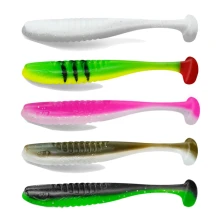 DELPHIN - Mix nástrah Zandera UV Yeti Booty Candy Perchy Forester 10 cm 5 ks