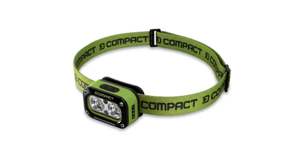 DELPHIN - Nabíjacia čelovka Compact 3W 120lm 1200mAh