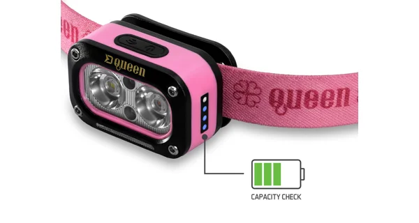 DELPHIN - Nabíjacia čelovka Queen 3W 115lm 1200mAh