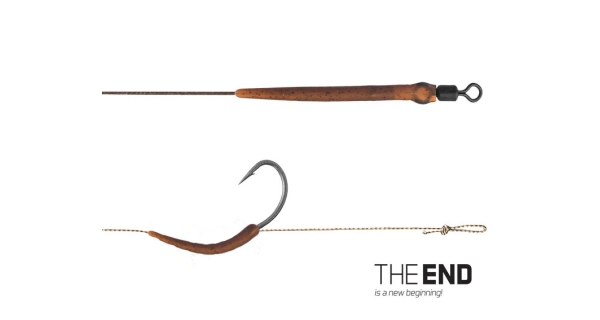 DELPHIN - Nadväzec The End Boilie rig 2 ks 20 cm 25 lb veľ. 8