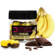 DELPHIN - Nástraha D SNAX WAFT 10 x 7 mm 20 g Čokoláda Banán