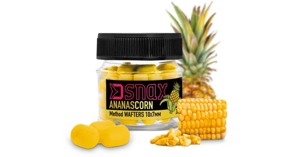 DELPHIN - Nástraha D SNAX WAFT 10 x 7 mm 20 g Kukurica Ananás