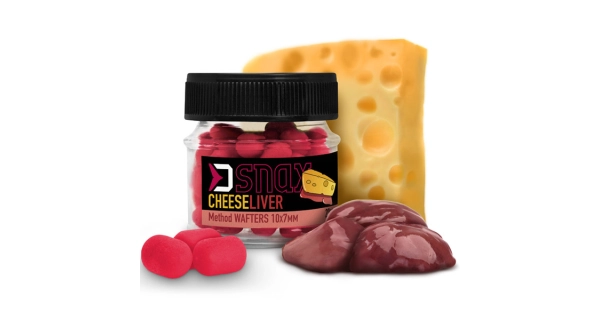 DELPHIN - Nástraha D SNAX WAFT 7x5,5 mm 20 g Syr Pečeň