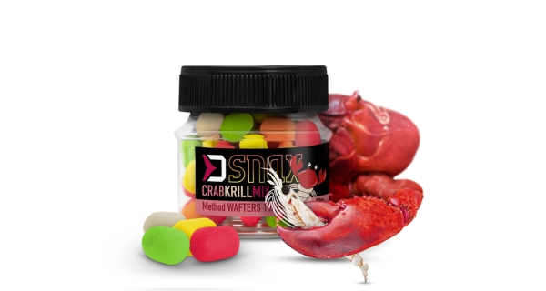 DELPHIN - Nástraha MIX D SNAX WAFT 10x7 mm 20 g Krab Krill
