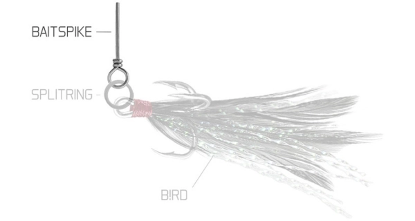 DELPHIN - Nástrahový osteň Bait Spike veľ. M 10 ks