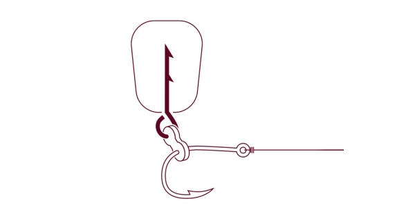 DELPHIN - Nástrahový osteň Stinger+ so silikónovým krúžkom Čierny 12 ks 5 mm