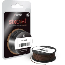 DELPHIN - Naväzcová šnúra Skin Line Sixcoat Muddy 25 lb 13 m