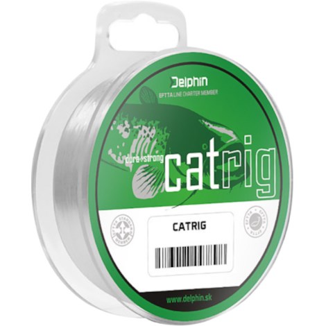 DELPHIN - Náväzcový vlasec CatRig Transparentný 0,60 mm 20,5 kg 35 m