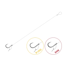 DELPHIN - Náväzec bez protihrotu FLR D-Rig veľ. 8 0,22 mm 8 cm 6 ks