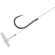 DELPHIN - Náväzec bez protihrotu FLR Quickstop veľ. 6 8 cm 0,22 mm 6 ks