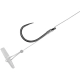 DELPHIN - Náväzec bez protihrotu FLR Quickstop veľ. 6 8 cm 0,22 mm 6 ks