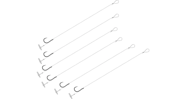 DELPHIN - Náväzec bez protihrotu FLR Quickstop veľ. 6 8 cm 0,22 mm 6 ks