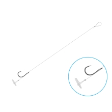 DELPHIN - Náväzec bez protihrotu FLR Quickstop veľ. 8 8 cm 0,22 mm 6 ks